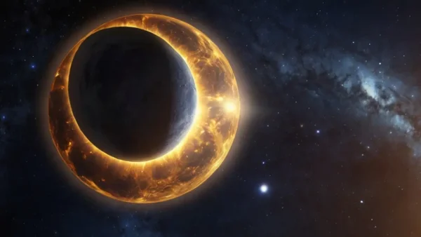 Ilustración de los planetas en la carta astral con sus arquetipos simbólicos: el Sol como líder, la Luna como protectora, Mercurio como mensajero y más, representando su influencia en nuestro crecimiento interior