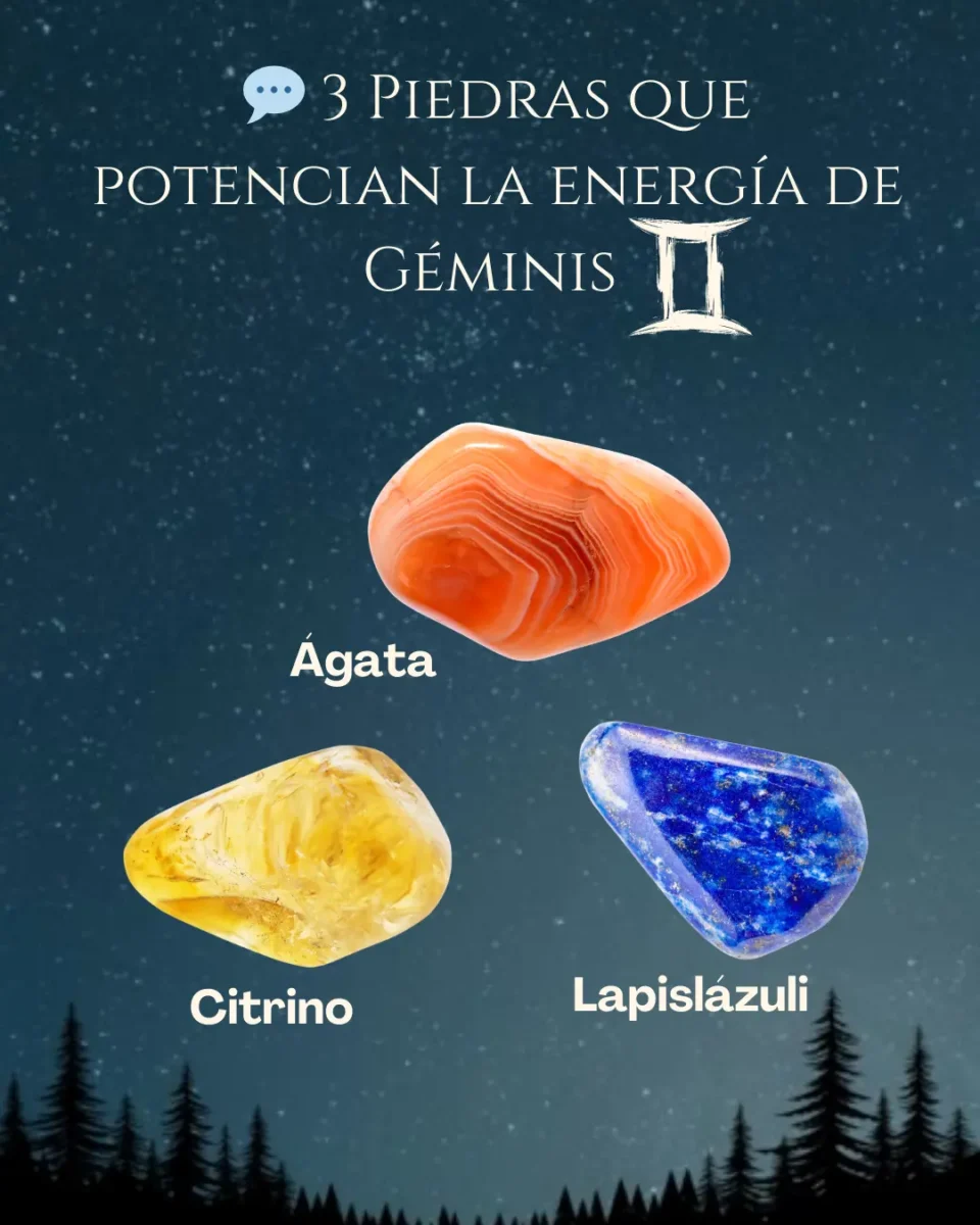 3 Piedras que potencian la energía de Géminis