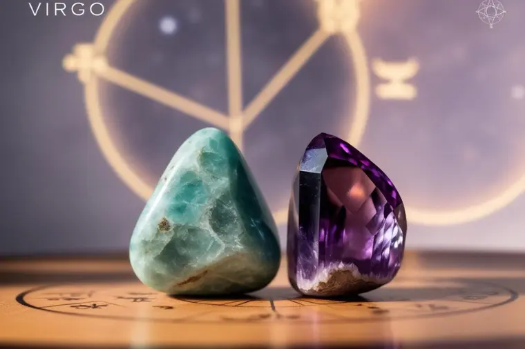 Amatista y amazonita para virgo