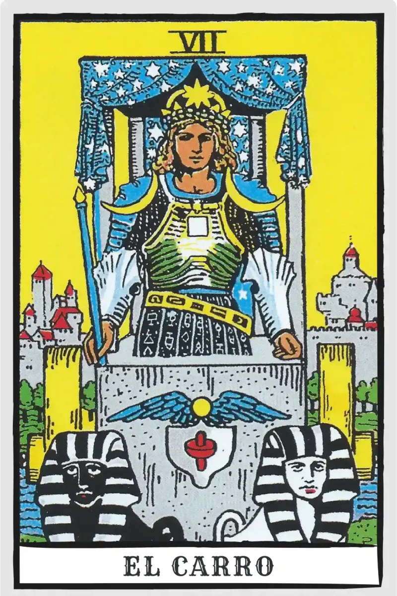 carta del carro en el tarot