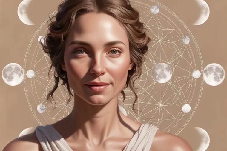 Mujer espiritual representando a Virgo como guía del orden interior y sanación