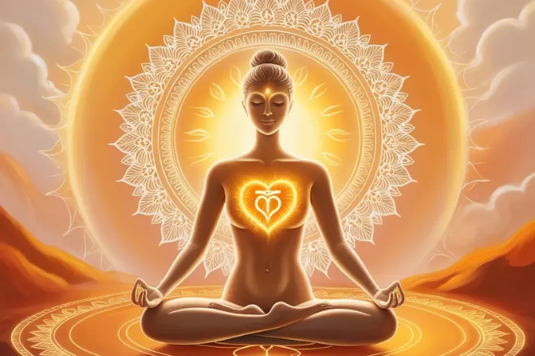 Imagen de Leo en conexión espiritual con su luz interior