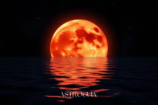 luna roja en piscis