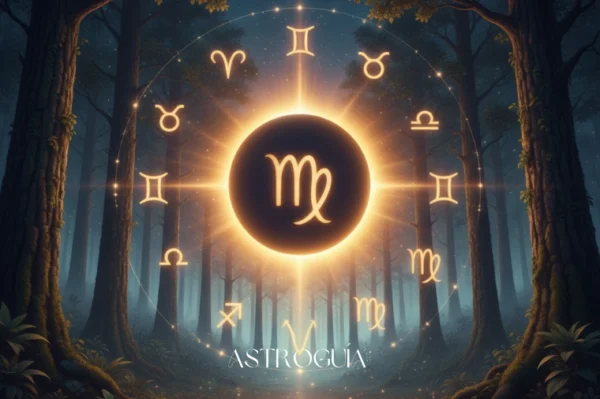 mandala con casas astrologicas en eclipse solar en virgo