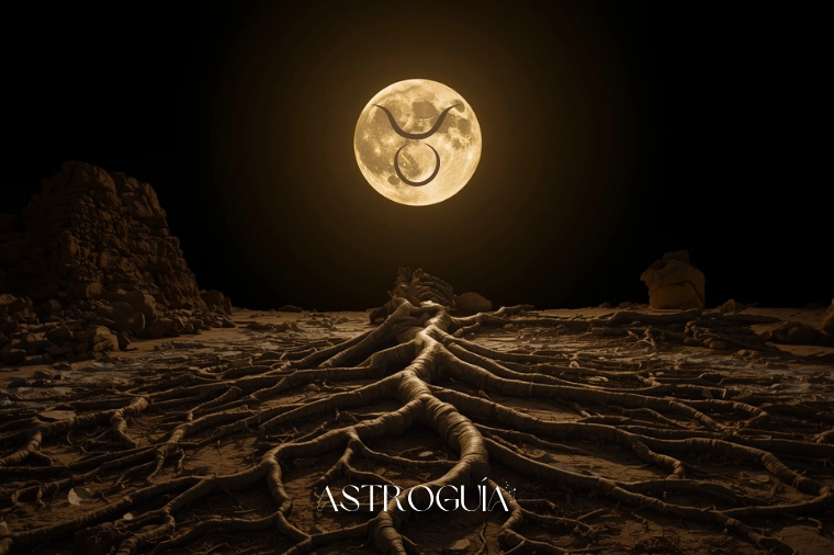 luna llena en tauro sobre las raices