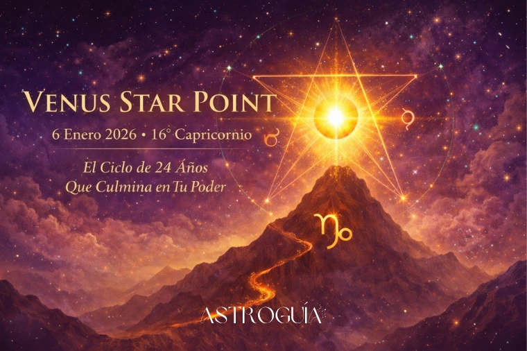 venus star point en capricornio