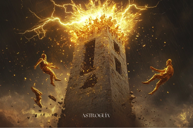 La Torre (Arcano 16) — Tarot | AstroGuía Para Ti